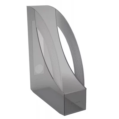 Подставка для бумаг вертикальная пластиковая ErichKrause Rainbow Classic 75мм дымчатый 26503