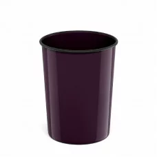 Корзина для бумаг литая пластиковая ErichKrause® Marsala, 13.5л, фиолетовая 1шт 58463