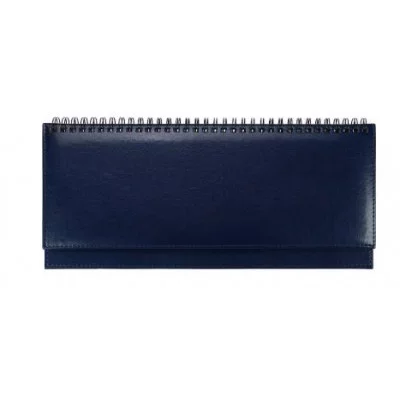 ПЛАНИНГ 56 л. недатир. SELECTION - BLUE (56-5070) греб, кожзам (синий), серебристый срез 300х130мм 56-5070