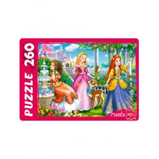 ПАЗЛЫ 260 элементов. ПРИНЦЕССЫ И РОСКОШНЫЙ ЗАМОК (Арт. ПУ260-0476)