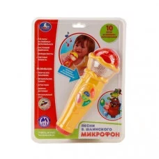 Микрофон 7043 на батарейках карт. 848-05031АН