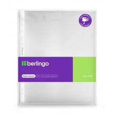 Папка-вкладыш с перфорацией Berlingo "Squares", А4, 70мкм, рельефная текстура, матовая, в пакете 358892