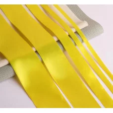 Лента атласная 5 см*25±1ярд №112 жёлтый АУ 2611783