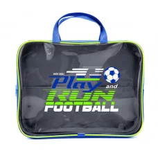 ПМД 2-84 Play football - папка менеджера А4 с ручкой, прозрачный полимер, дизайн, 350х265x40 мм