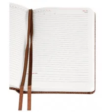 Ежедневник A5, 136л. недатир. CROCO STYLE - КОРИЧНЕВЫЙ (136-5063) кожзам 136-5063