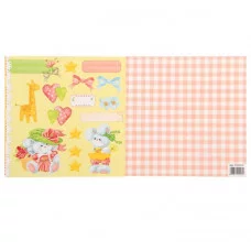 Бумага для скрапбукинга Веселое настроение"Зверята" 14.5х14.5 см 180 гр/м2 1202213