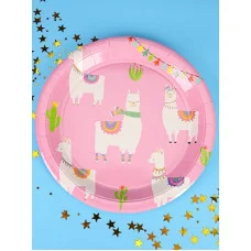 Бумажные тарелки Ламы, 23 см, 6 шт ФЛ-2782