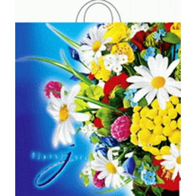 Пакет полиэтиленовый с петлевой ручкой "Настроение" (44*44 см) СП-1333