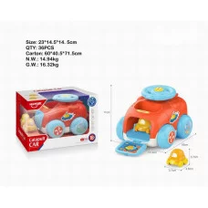 Набор машинок "Автовоз", (в комплекте 2 маленькие машинки: 3,7*4,6*3,7 см, и одна большая: 13,3*16*11 см, в/к 23*14,5*14,5 см Y18720382