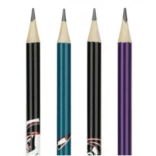 Карандаш ч/г MESHU "Kawaii", HB, заточен., с печатью, с ластиком, ассорти, 343486