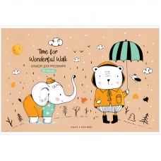 Альбом для рисования 12л А4 на скрепке ArtSpace Рисунки Wonderful walk 311480