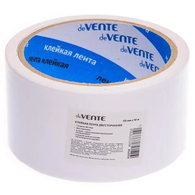 Клейкая лента двусторонняя 50*10 основа полипропилен DEVENTE 4163704 363397