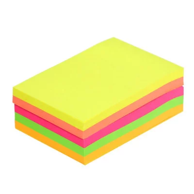 Блок с липким краем 51мм*76мм 250л, 5 цвета флуор 5491827