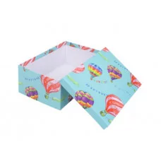 Коробка прямоугольная подарочная Полет шаров 23X16,5X9,5 см РазборКОР-7818