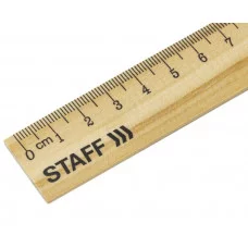 Линейка деревянная 40 см, STAFF, канадская сосна, 210801