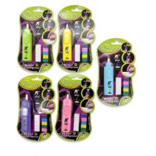 Ластик на батарейках DJ-413 Электрический 20 стержней-ластиков 10х2,5х2см фигурный корпус цвета ассорти 333073