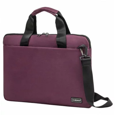 Сумка портфель HEIKKI PERSPECTIVE (ХЕЙКИ) с отделением для ноутбука 15,6", бордовая, 28х39х3 см, 272596