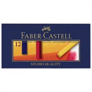 Пастель художеств. FABER-CASTELL "Gofa", мягкая, 12 цв., картонная коробка, 128312