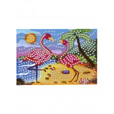 МОЗАИКА МЯГКАЯ. формат А4. ФЛАМИНГО У МОРЕ. Арт. М-0436