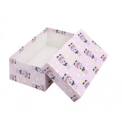 Коробка прямоугольная подарочная Аниме и панда19 х 13 х 8 см РазборПП-4532