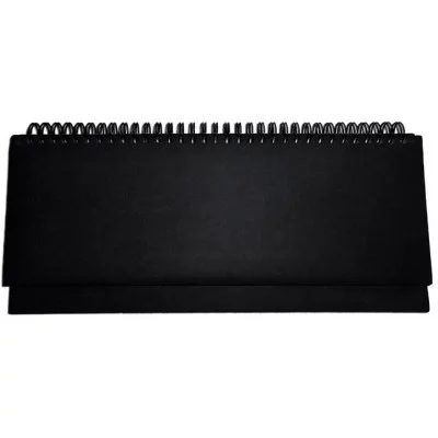 ПЛАНИНГ 56 л. недатир. ВИЛАДЖ, чёрный (56-4231) гребень, кожзам, 300х130мм