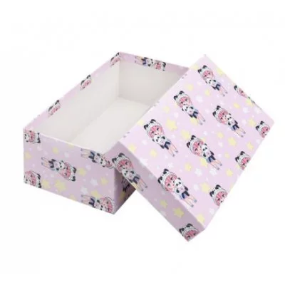 Коробка прямоугольная подарочная Аниме и панда 13,5 х 8 х 5 см РазборПП-4532