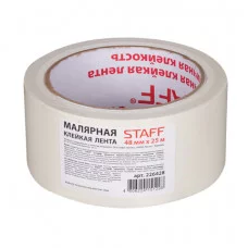 Клейкая лента малярная 48 ммx25 м, STAFF, 226428