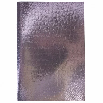 Тетрадь А4 96л клетка бумвинил "Metallic.Croco" коричневый HATBER 96Т4бвВ3 222710