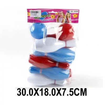 Набор Боулинг (кегли 10шт,2 шара) .Высота кегли 15см 8638В