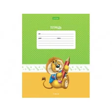 "ECO" Тетрадь 12л А5ф Класс "С" ЛИНИЯ на скобе серия  -Зоосад- 067765 ТЛ1285