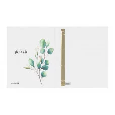 Папка на 4 кольцах Berlingo "Spring", 24мм, 600мкм, с рисунком, D-кольца 384078