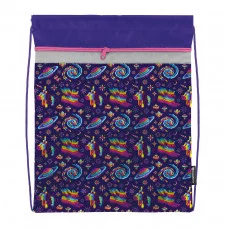 Мешок д/обуви Schoolformat БЕЗУМНЫЙ СТИЛЬ 42х34х0,5 2 отд. фиол. д/девочек 237188