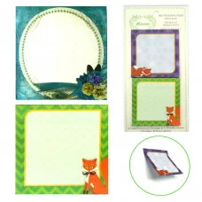 Бумага самоклеющийся для записей Ассорти ,2 блока*30л,75*75мм J.Otten 8994 135995