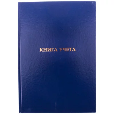 Книга учета OfficeSpace, А4, 144л, пустографка, бумвинил, блок офсет Спейс 162460