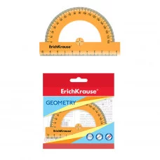 Транспортир пластик 10см 180 град. "Neon" оранжевый е/п ERICH KRAUSE 53012 154542