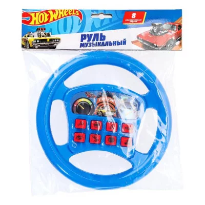 Руль Хот Вилс звук, пакет с хед.23*26*3см 384230