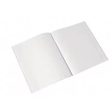 Тетрадь 36 л., А5, клетка, Alingar "Шотландская клетка", скрепка, второй блок 60г/м2,  мелованный картон (стандарт) AL9912