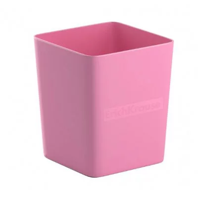 Подставка настольная пластиковая ErichKrause Base, Pastel, розовый 51497