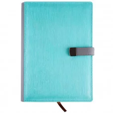 Ежедневник А5 недатиров. 120л "Darvish" обложка к/з (3 цвета) на застежке с внутр. кармашками DV-12841