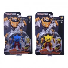 Transcar mini робот-трансформер, 8 см, блистер (в асс. 2 вида, синий и желтый) Т24050