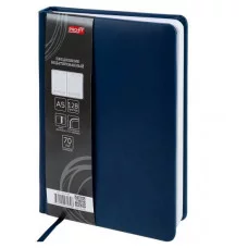 ТМ Profit ЕЖЕДНЕВНИК А5, 128л. недатир. CLASSIC DELICATE - INDIGO синий(128-3189) кожзам,кругление 128-3189