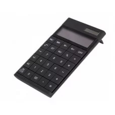 Калькулятор Alingar 12 разрядов 172*100*18 мм двойное питание черный выдвижная подставка батарея в комплекте 1шт AL13234