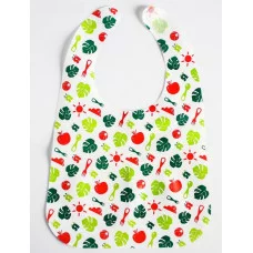 Нагрудник непромокаемый на липучке "Яблочко" 4604266