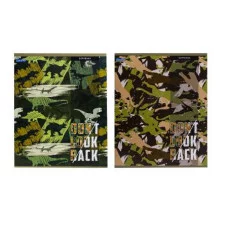 Тетрадь КЛЕТКА 48 л. КАМУФЛЯЖНЫЕ ЖИВОТНЫЕ (48-3936) цвет. мелов. обл. 48-3936