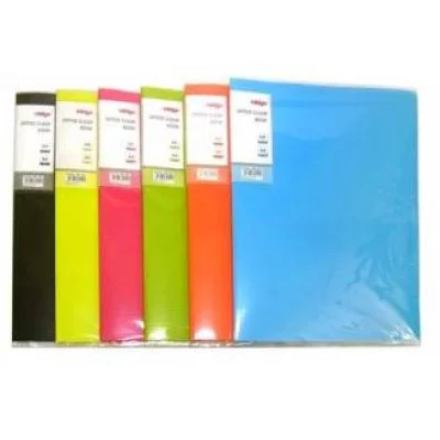 Папка на 10 карманов А4 BQ-146 "Полоска" корешок 10мм, карман с вкладышем на корешке, цвета ассорти МК-10А 306244