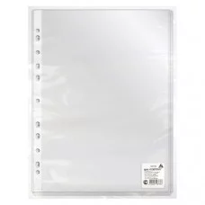 Файл-вкладыш с перфорацией А4+ 17мкм гладкая поверхность 100шт/уп БЮРОКРАТ 013BTEN17_1460726 314176