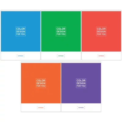 Тетрадь 96л., А5, клетка ArtSpace "Моноколор. Color desing" Спейс 245150