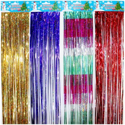 Дождик 200мм*1м, ассорти, голография, европодвес 250746