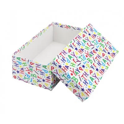 Коробка прямоугольная подарочная Буквы 19 х 13 х 8 см РазборПП-4528