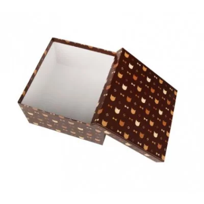 Коробка квадратная подарочная 1 шт Джентлкот 25,5 х 25,5 х 13 см РазборПП-3361